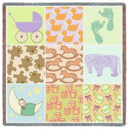 Baby Nine Patch Small Blanket 