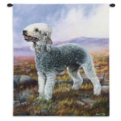 Bedlington Terrier Tapestry Wall Hanging