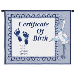 Welcome Baby Boy Blue Wall Hanging