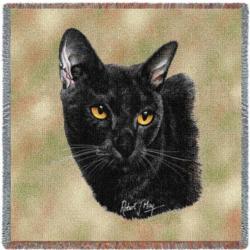 Bombay Cat Tapestry Throw