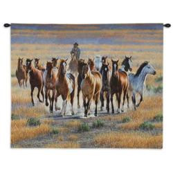 Bringing Them In Tapestry Wall Hanging