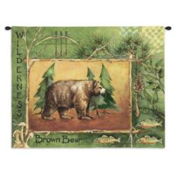 Brown Bear Lodge Wall Hanging