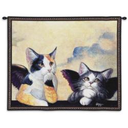Cherub Cats Tapestry Wall Hangings