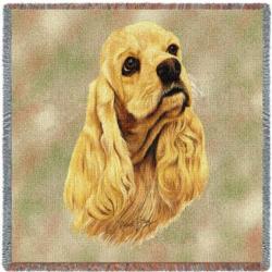 Cocker Spaniel  Tapestry Throw