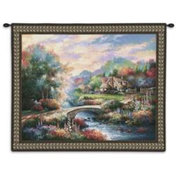 Country Bridge Tapestry Wall Hanging