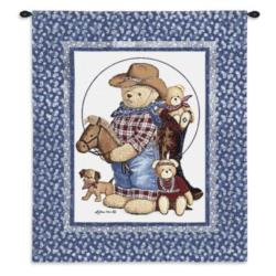 Curly Bears Quilt Wall Hanging