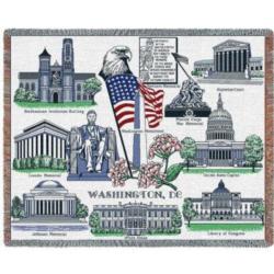 Washington D.C. Tapestry Throw