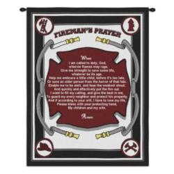 Fireman's Prayer Wall Hanging