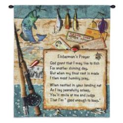 Fisherman's Prayer Tapestry Wall Hanging