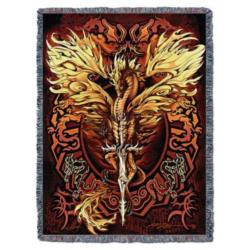 Flameblade Tapestry Throw