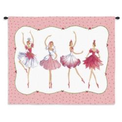 Ballet - Four Ballerinas Mini Tapestry Wall Hangings