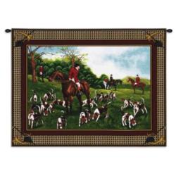 Fox Hunt Tapestry Wall Hanging