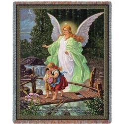 Guardian Angel Proverbs 8: 22-31 Tapestry Throw