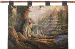 Awesome Wonder, Mark 6:31 Tapestry Wall Hanging
