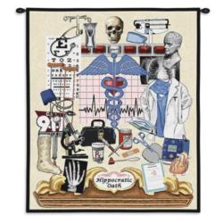 Hippocratic Oath Tapestry Wall Hanging