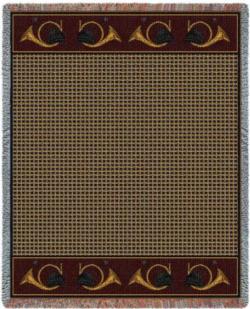 Blanket. Hunters Pace - Equestrian Plaid Blanket 
