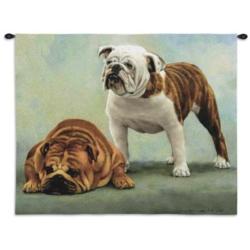 Bull Dog - I Said I Was Sorry Tapestry Throw
