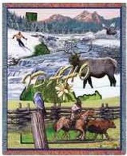 Idaho State Tapestry Throw