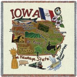 Iowa State Tapestry Lap Throw