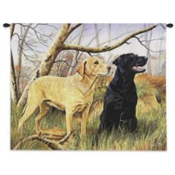 Lab Yellow & Black Wall Hanging