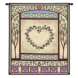Love Quilt Tapestry Wall Hanging