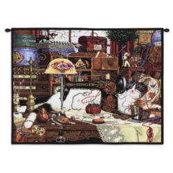 Maggie The Mess Maker Tapestry Wall Hanging