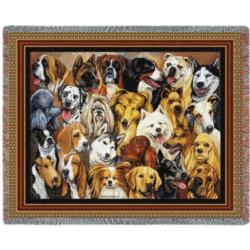 Man's Best Friend Tapestry Throw