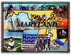 Maryland State Tapestry Throw