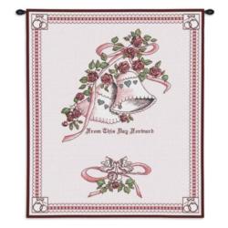 Wedding - Matrimony Pink Wedding Tapestry Wall Hanging