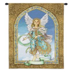 Mint Guardian Angel Tapestry Wall Hanging