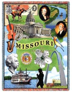 Missouri State Tapestry Throw