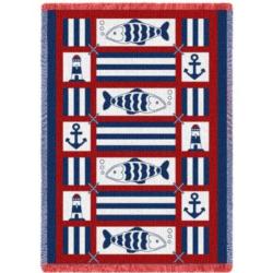 Nautical Fish Afghan