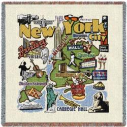 New York City Tapestry Lap Throw