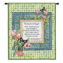 Nurse's Prayer Tapestry Wall Hanging