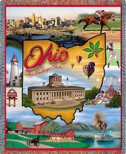 Ohio State Tapestry Throw