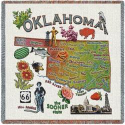 Oklahoma State Tapestry Lap Throw