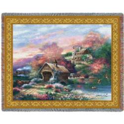 Old Mill Creek Tapestry Throw