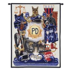 Policemen's Pride Tapestry Wall Hanging