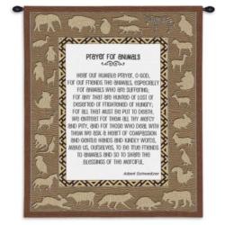 Prayer For Animals Wall Hanging