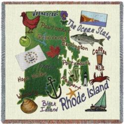 Rhode Island Tapestry Lap Throw