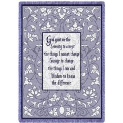 Serenity Prayer Blanket