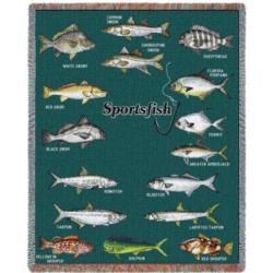  NEW Florida Sport Fishing Tapestry Throw
