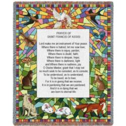 Prayer of Saint Francis Blanket