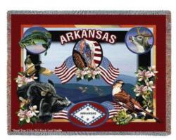 Arkansas State Tapestry Throw