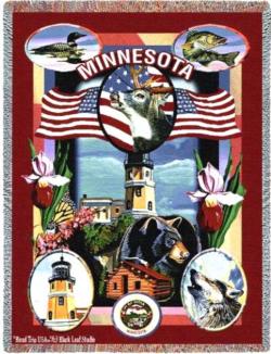 Minnesota State Tapestry Throw