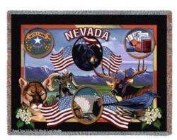 Nevada State Tapestry Throw