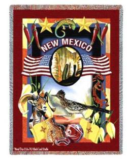 New Mexico State Tapestry Throw
