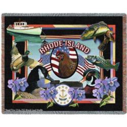 Rhode Island State Tapestry Throw