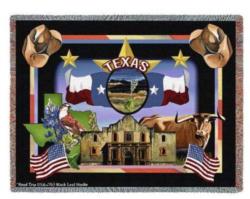 Texas State Tapestry Throw