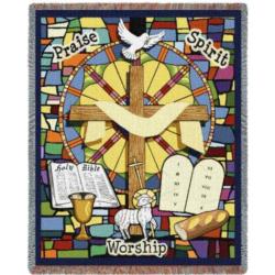 Sunday School Tapestry Throw